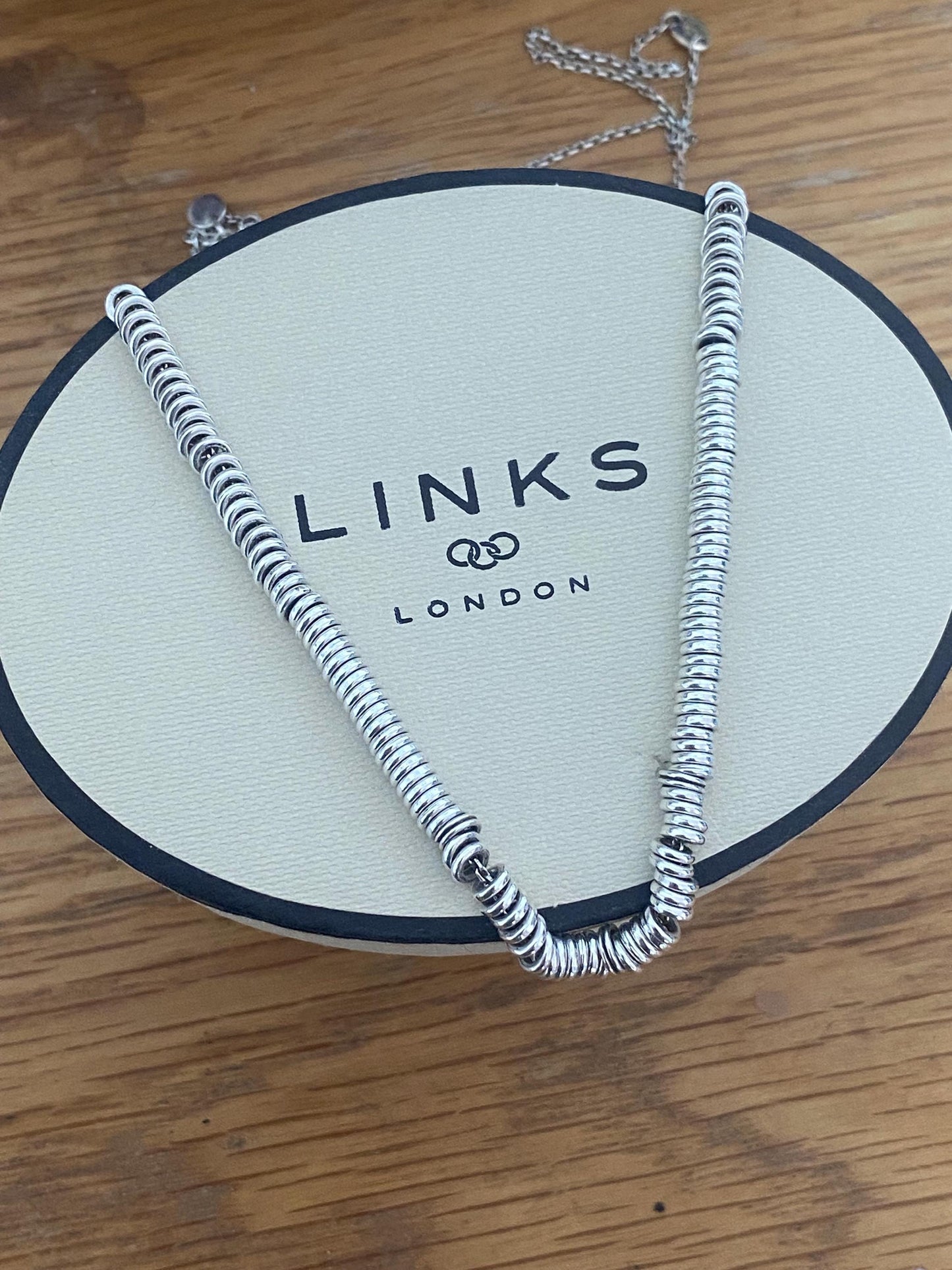 Gorgeous Links of London Sweetie XS Necklace, Sterling Silver, Assay Hallmarked