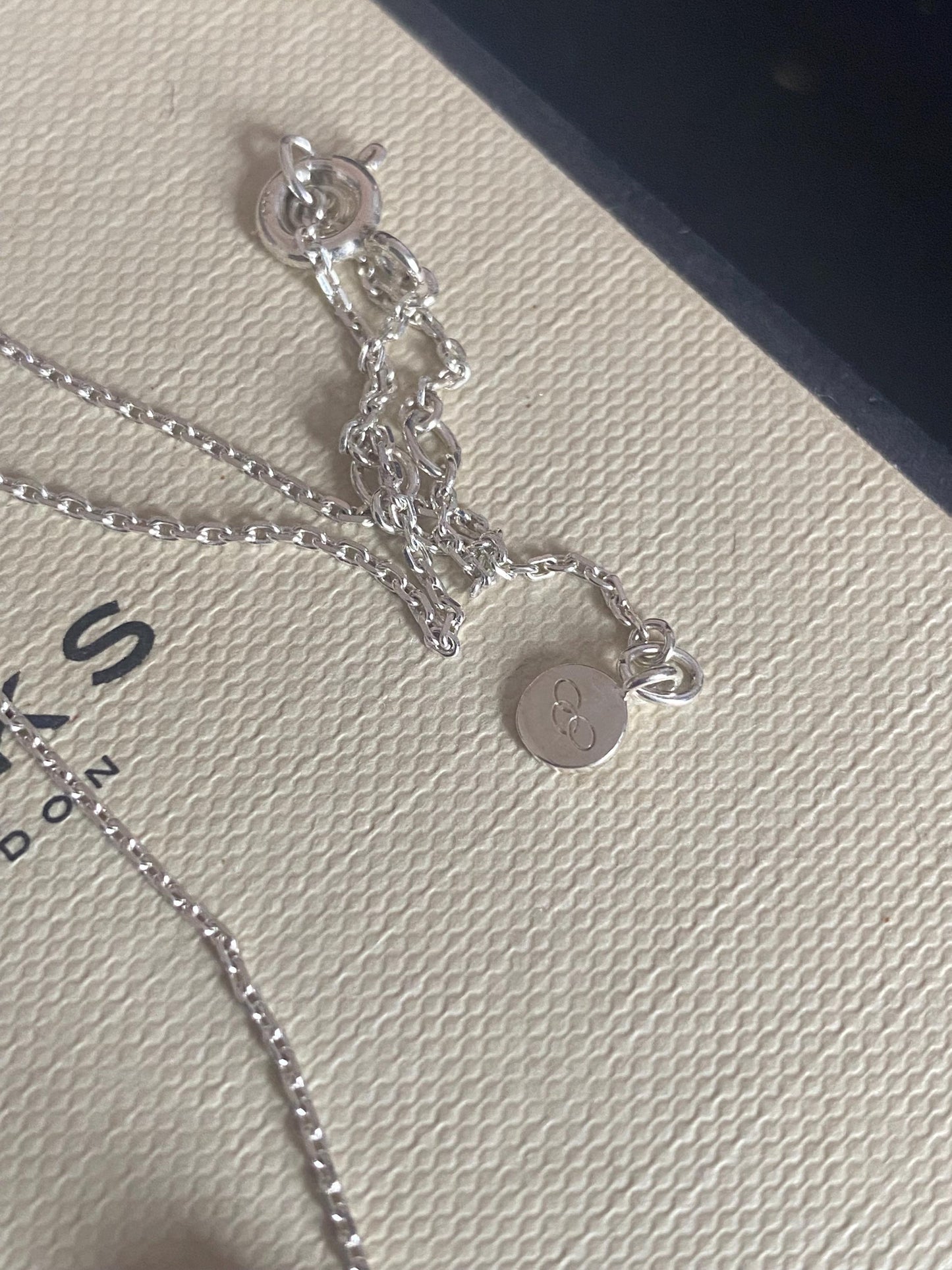 Gorgeous Links of London Sweetie Necklace, Sterling Silver, Stamped, Hallmarked, 46cms, Adjustable