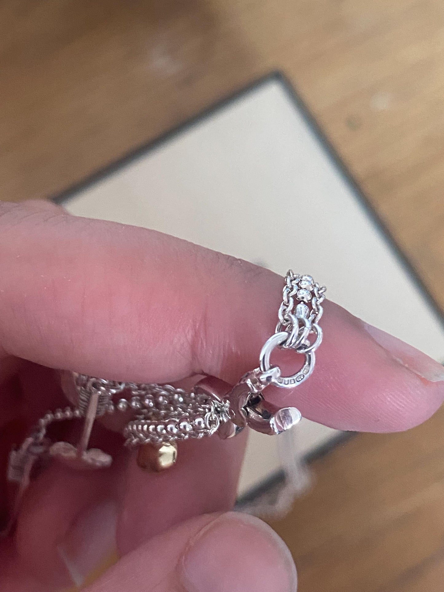 Rare Links of London 'Lovestruck' Necklace with Cupid's Hearts and Arrows, Sterling Silver