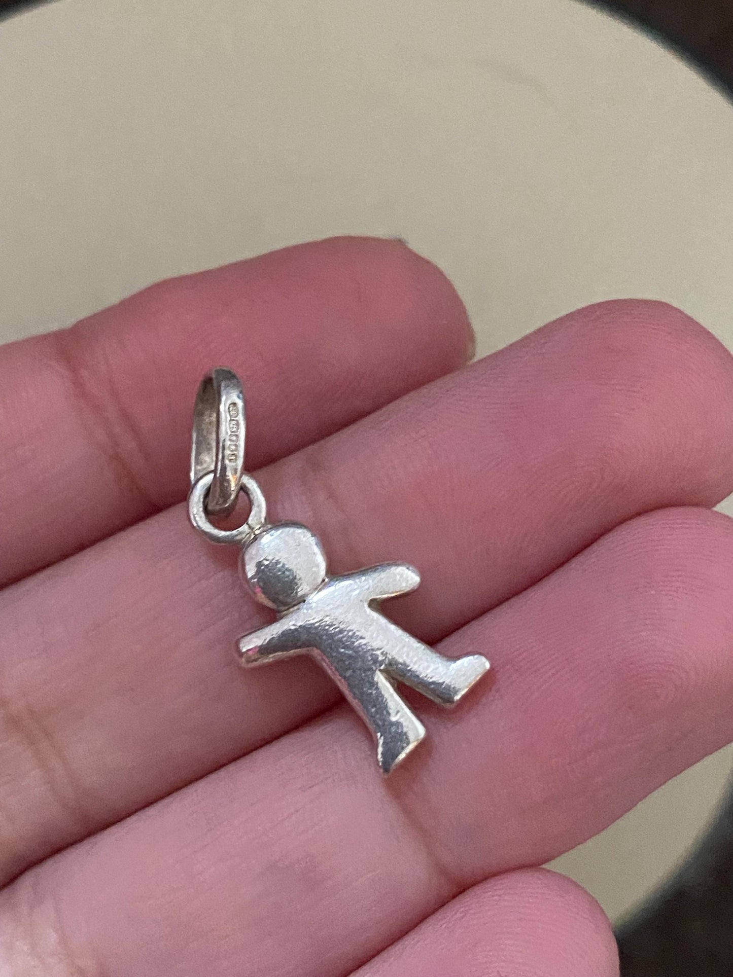 cute genuine rare Links of London sterling silver gingerbread hallmarked charm