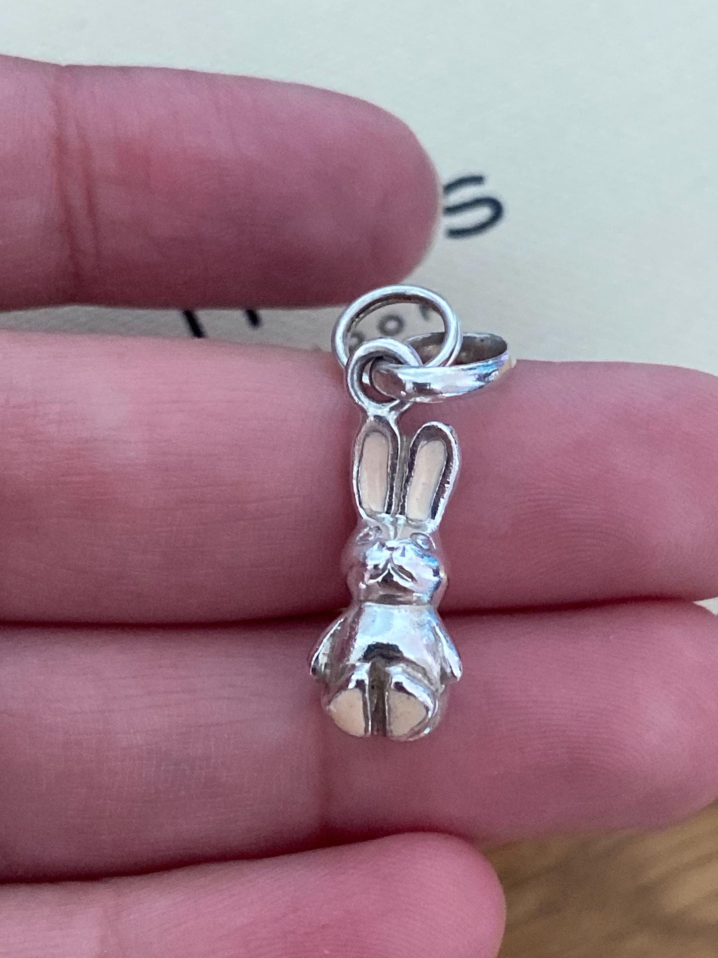 Genuine Links Of London Sterling Silver bunny Vintage charm, super cute!