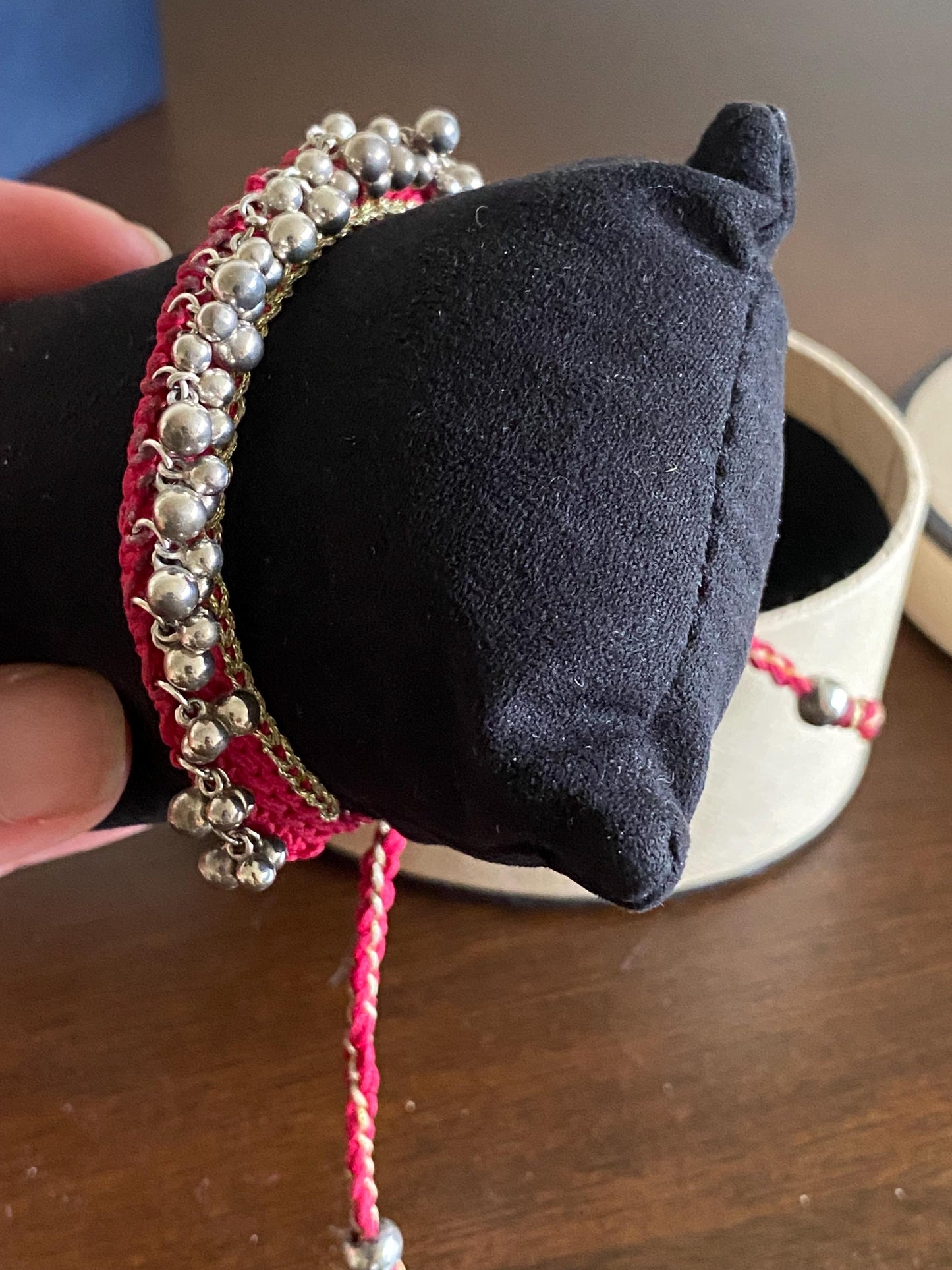Rare Links of London Effervescence Friendship Bracelet in hot pink and gold, Sterling Silver, Assay Hallmarked