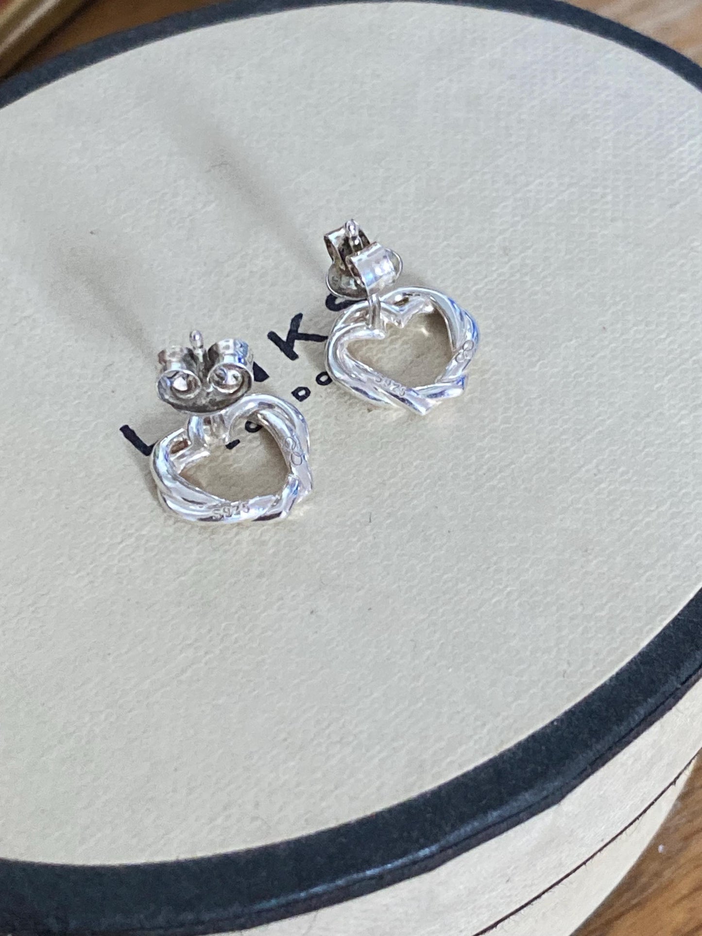 Links of London Kindred Soul Sterling Silver Stud Earrings, genuine, with box