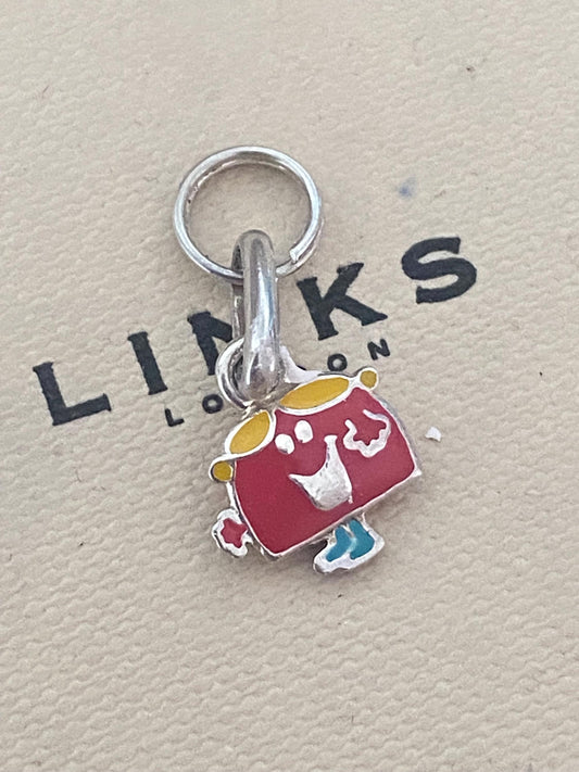 Beautiful genuine rare LINKS OF LONDON Ladies Sterling Silver Thoip Little Miss Chatterbox charm