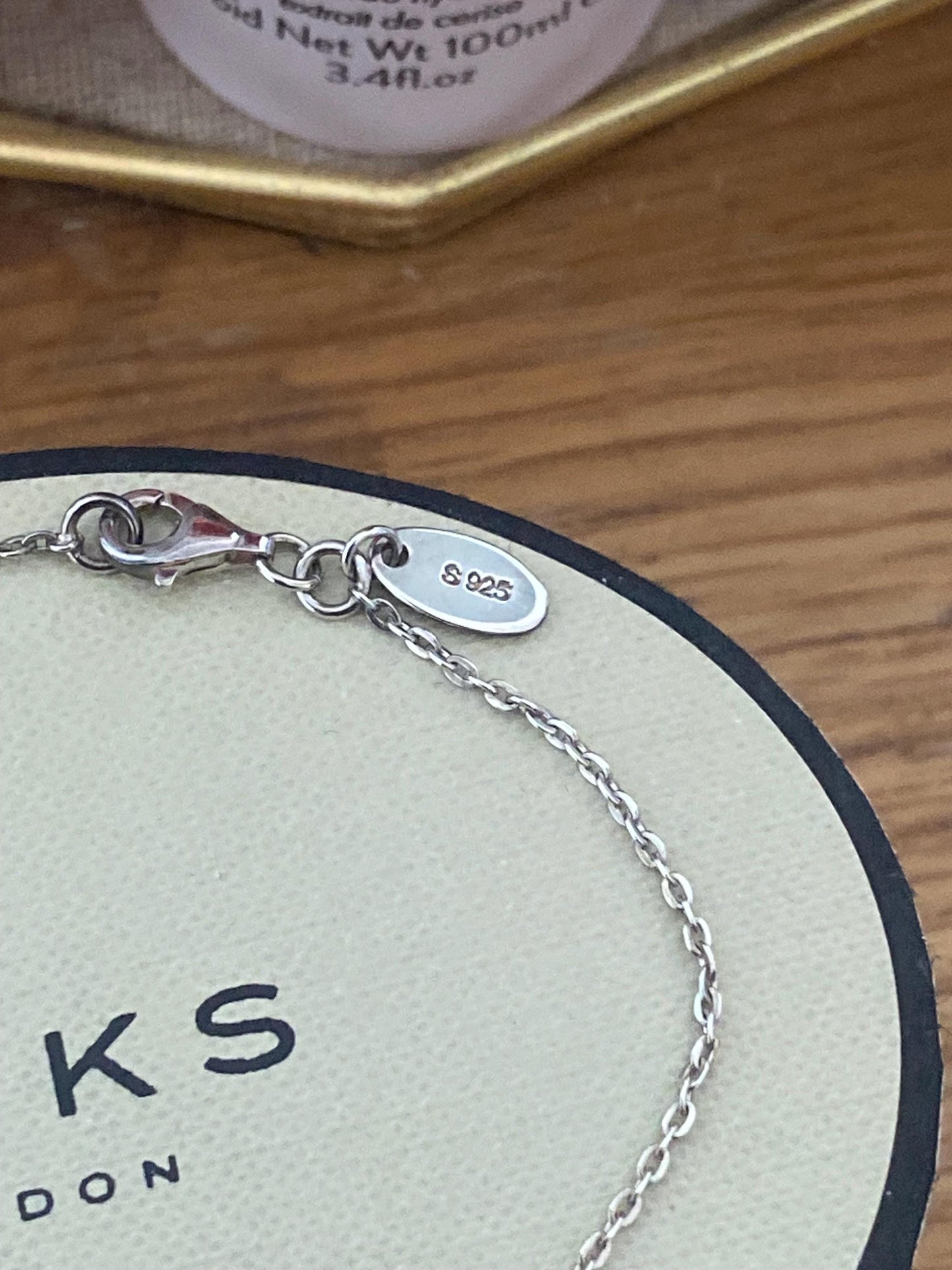 Gorgeous rare, vintage Links of London interlocking circles bracelet, sterling silver and 18ct gold vermeil, genuine