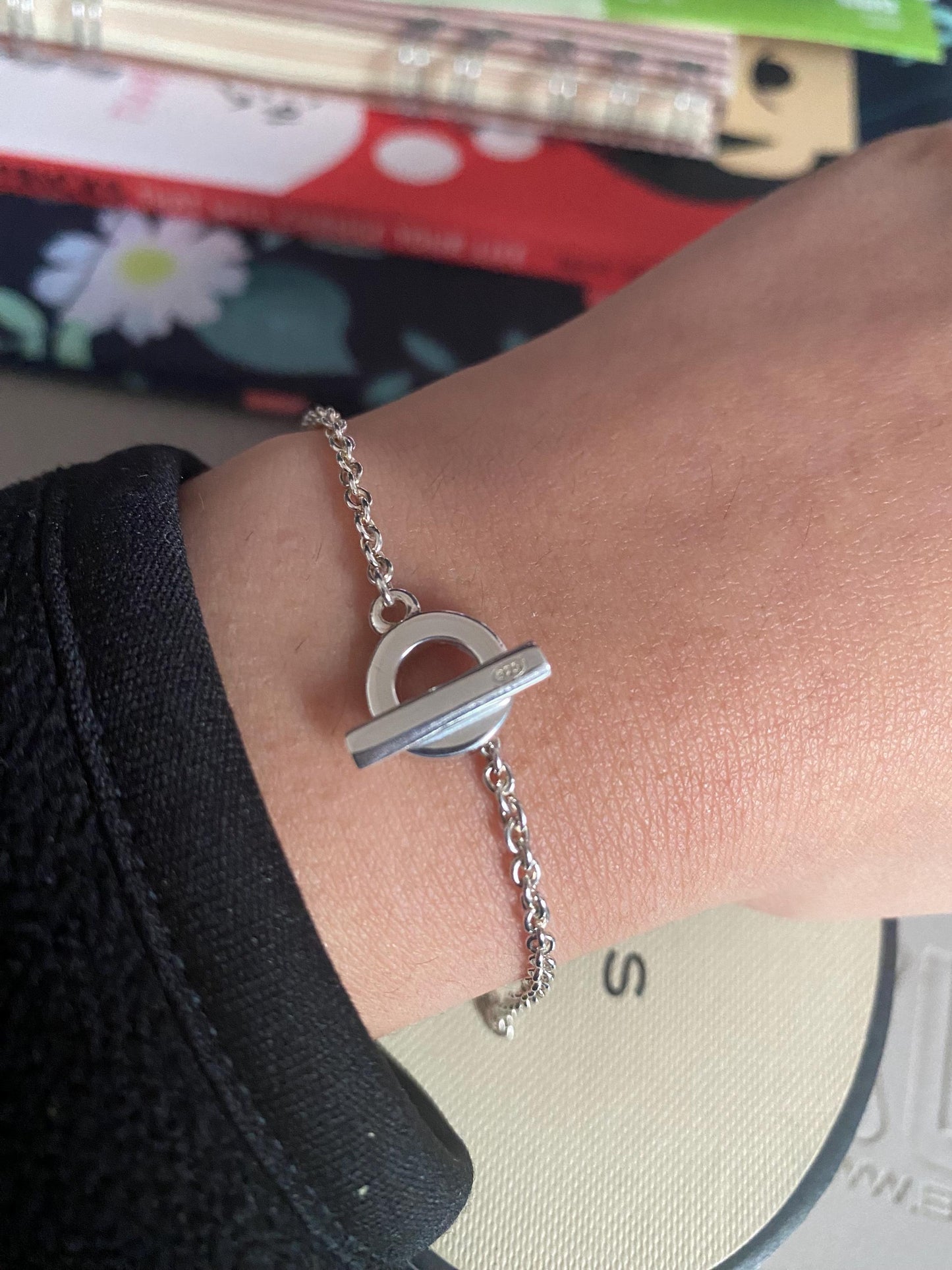 Elegant vintage and rare links of London toggle bracelet 7.25”, genuine, with box