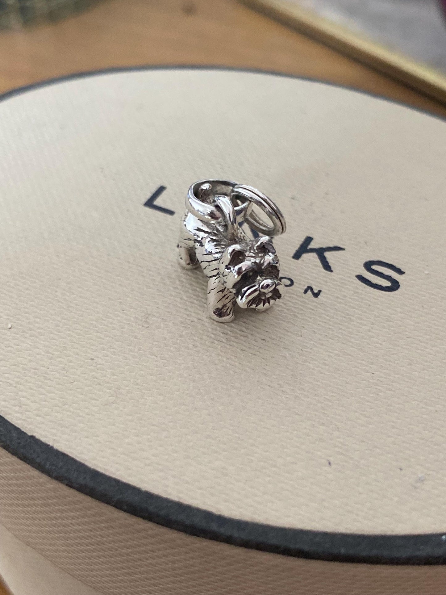 Gorgeous Links of London Scottie dog Charm, Sterling Silver, Hallmarked, Fantastic Condition, Genuine