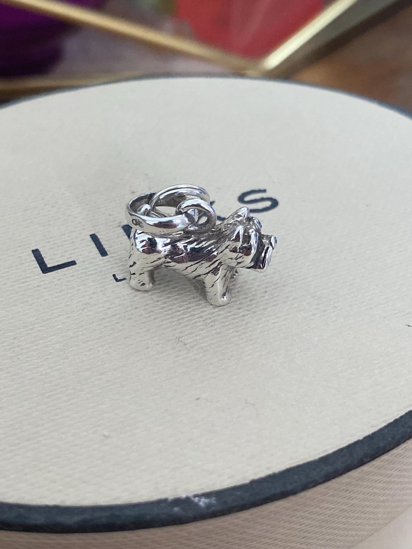 Gorgeous Links of London Scottie dog Charm, Sterling Silver, Hallmarked, Fantastic Condition, Genuine