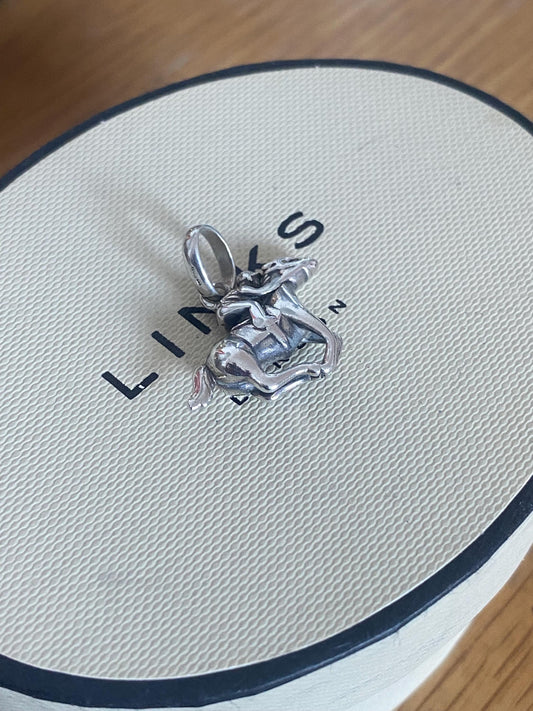 Beautiful Links of London Ascot Race Horse Charm, Sterling Silver, genuine