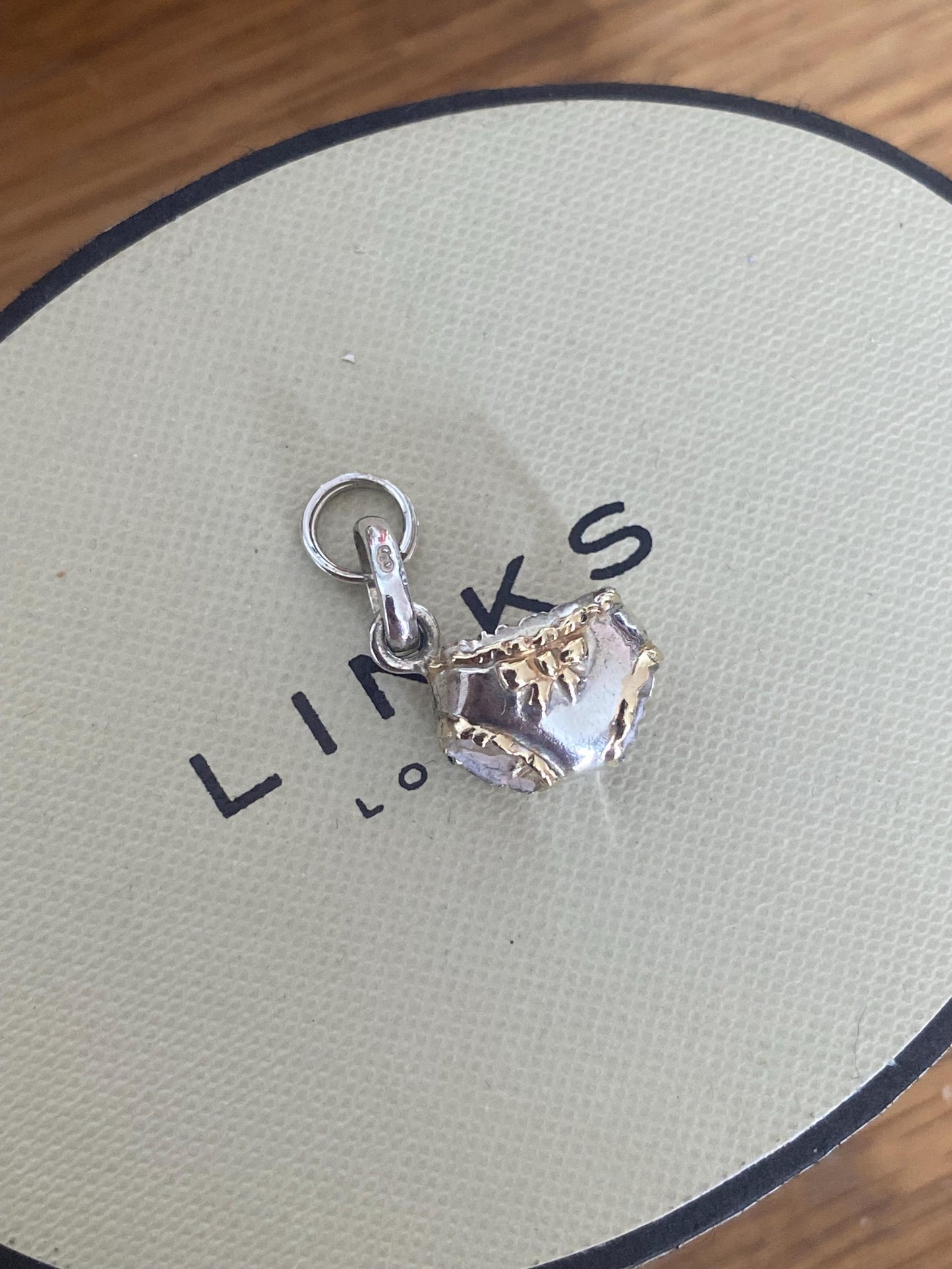 Links of London 'Lucky Knickers' Charm, Sterling Silver, 18k Gold Vermeil Detail, genuine