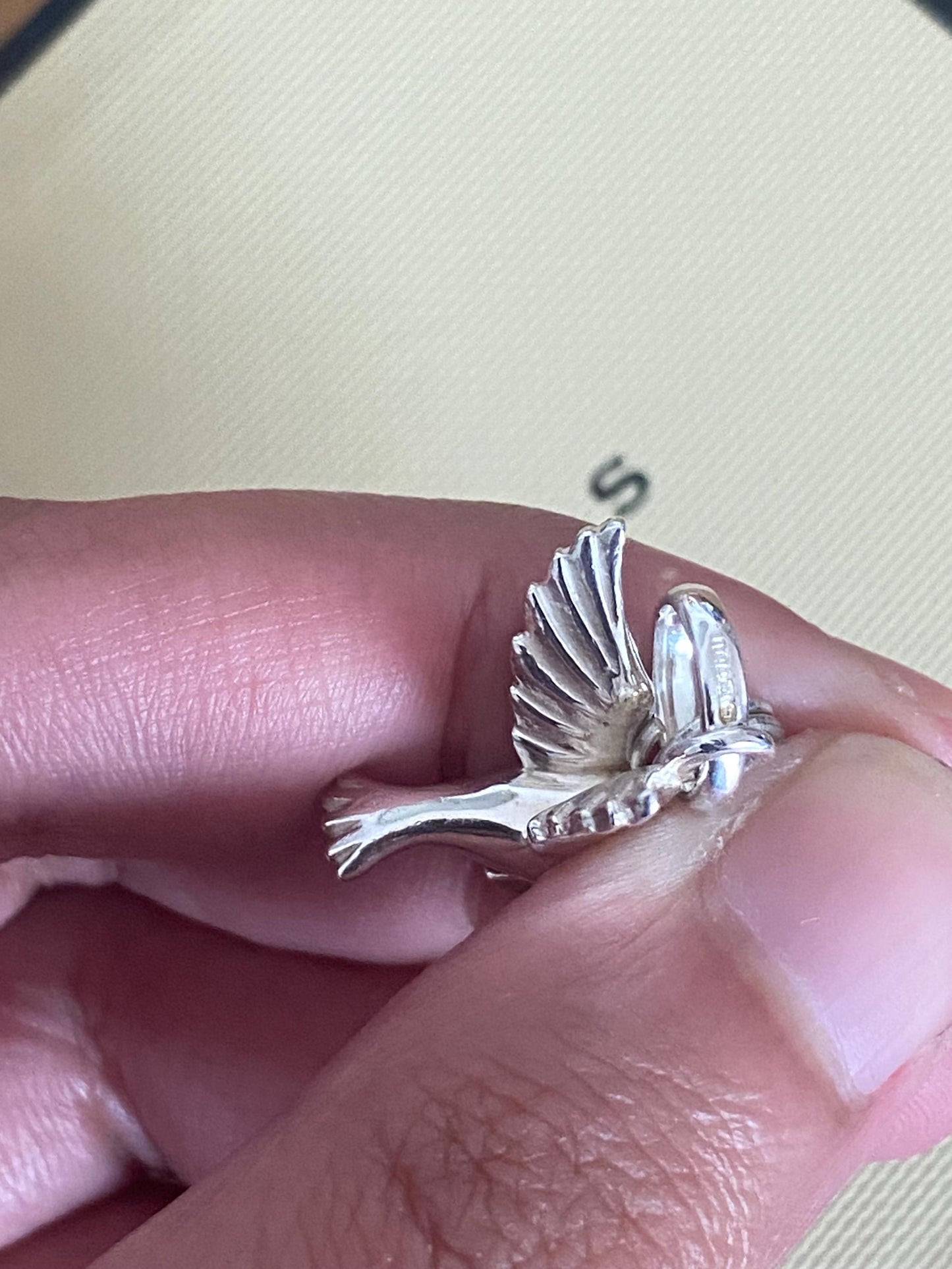 Gorgeous genuine Links of London Dove of peace charm, sterling silver and assay hallmarked, rare charm