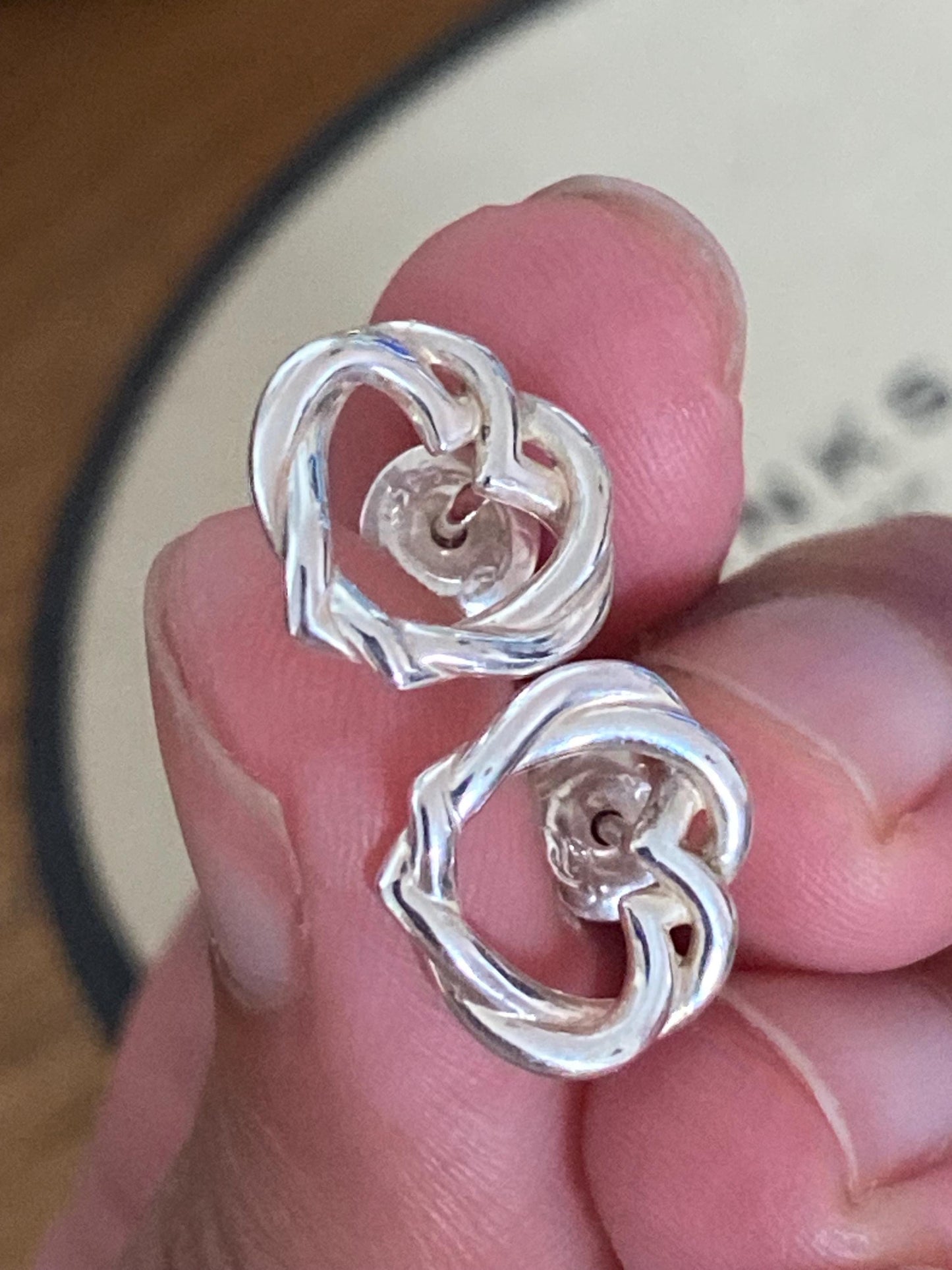 Links of London Kindred Soul Sterling Silver Stud Earrings, genuine, with box