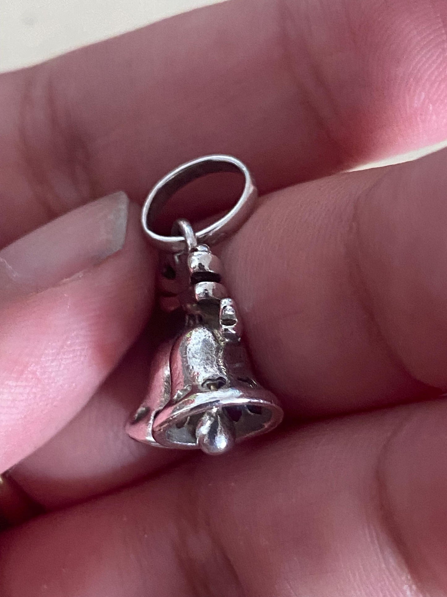 Rare gorgeous Links of London Wedding Bells Charm, Sterling Silver, assay Hallmarked
