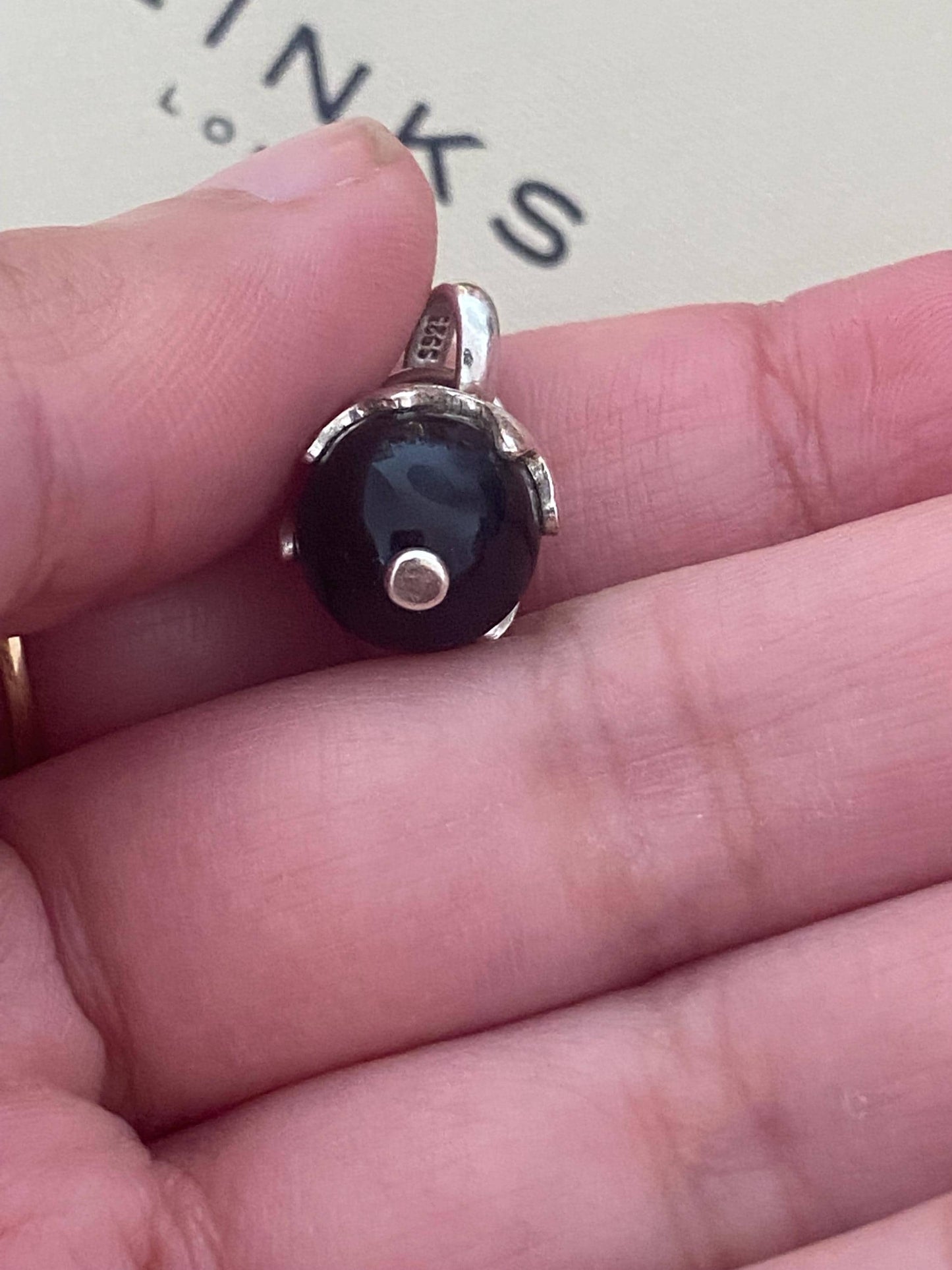 Genuine Links of london Christmas Pudding With 18ct Gold Vermeil Rare