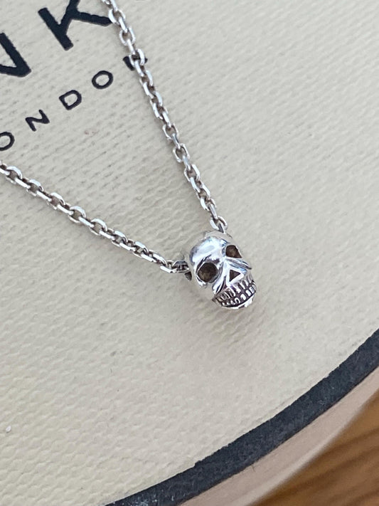 New Links of London mini skull Necklace Vintage, genuine, with box