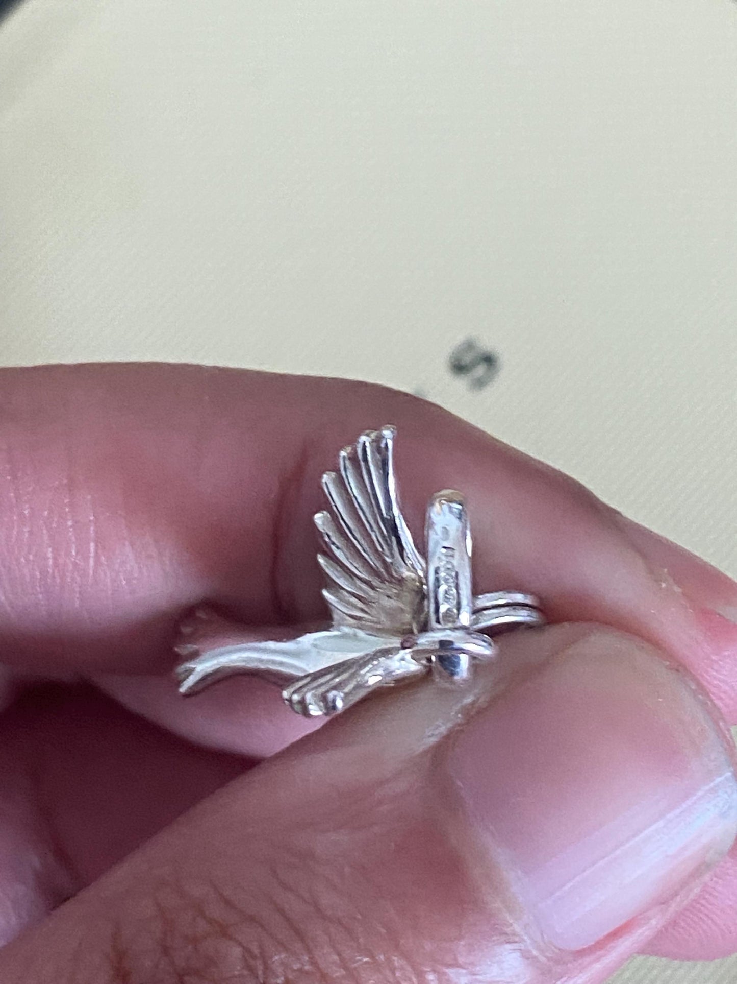 Gorgeous genuine Links of London Dove of peace charm, sterling silver and assay hallmarked, rare charm