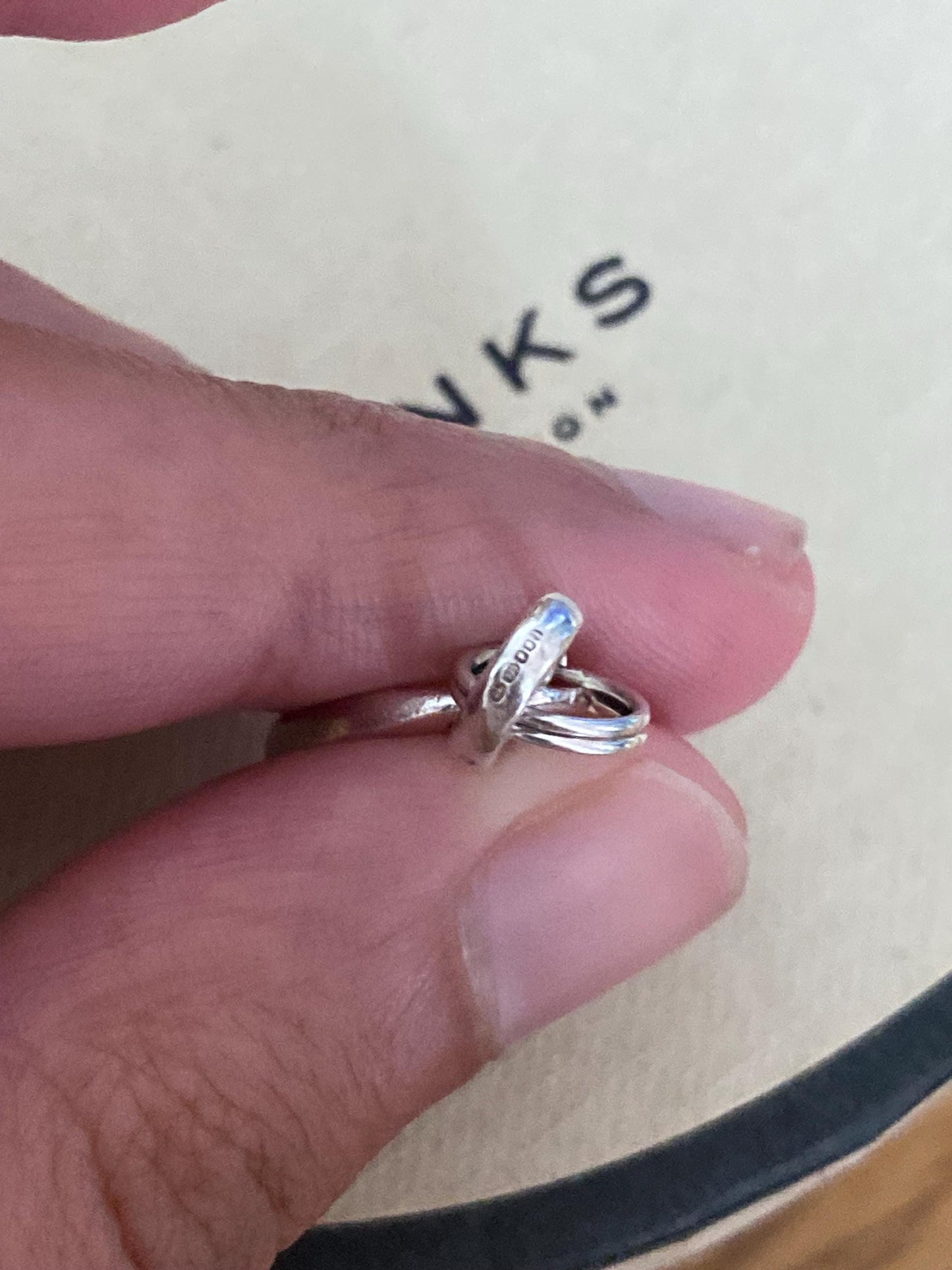 Beautiful genuine hallmarked Links of London sterling silver riding stirrup charm, vintage