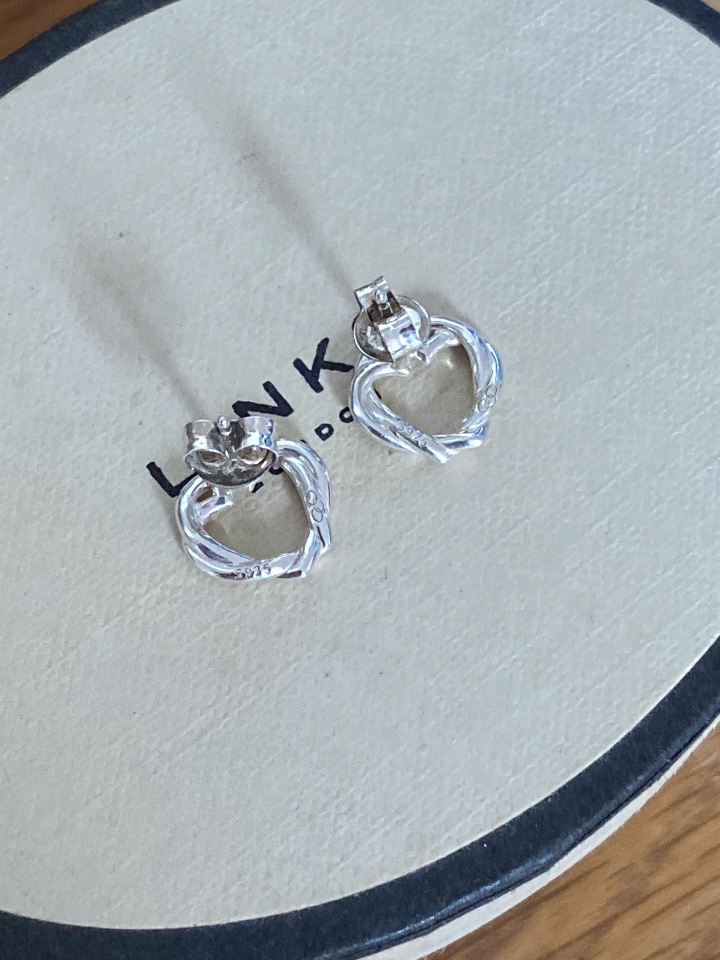 Links of London Kindred Soul Sterling Silver Stud Earrings, genuine, with box