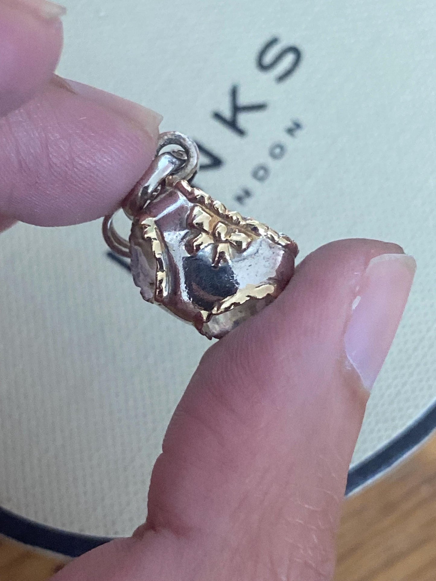 Links of London 'Lucky Knickers' Charm, Sterling Silver, 18k Gold Vermeil Detail, genuine