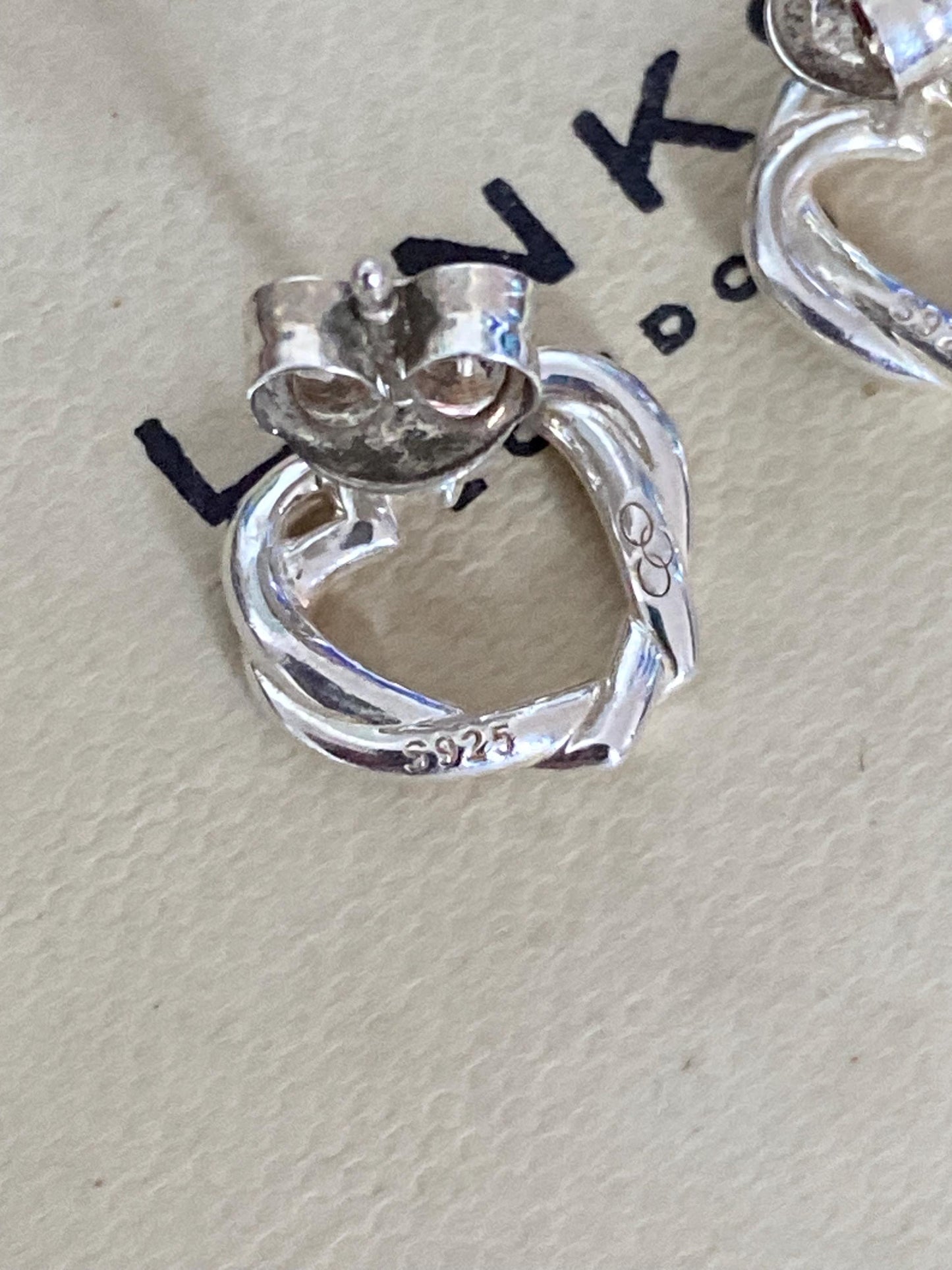 Links of London Kindred Soul Sterling Silver Stud Earrings, genuine, with box